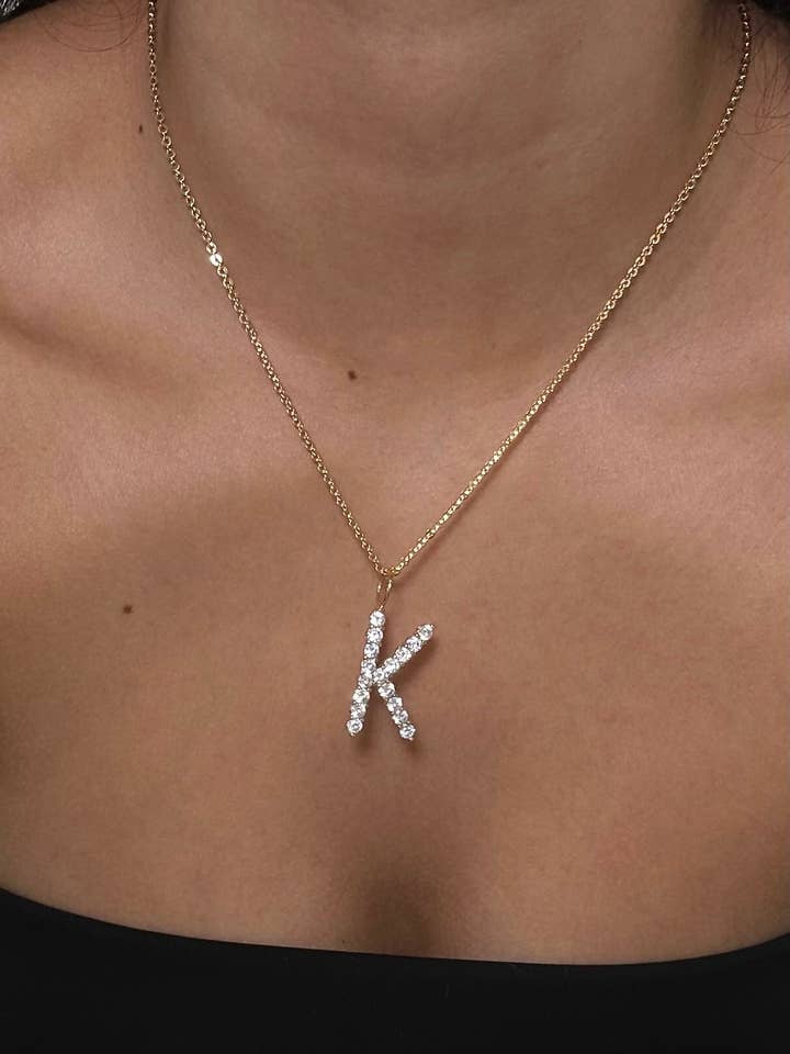 DIAMANT BREV HALSKÆDE for engroshandel hos Kasa Karly