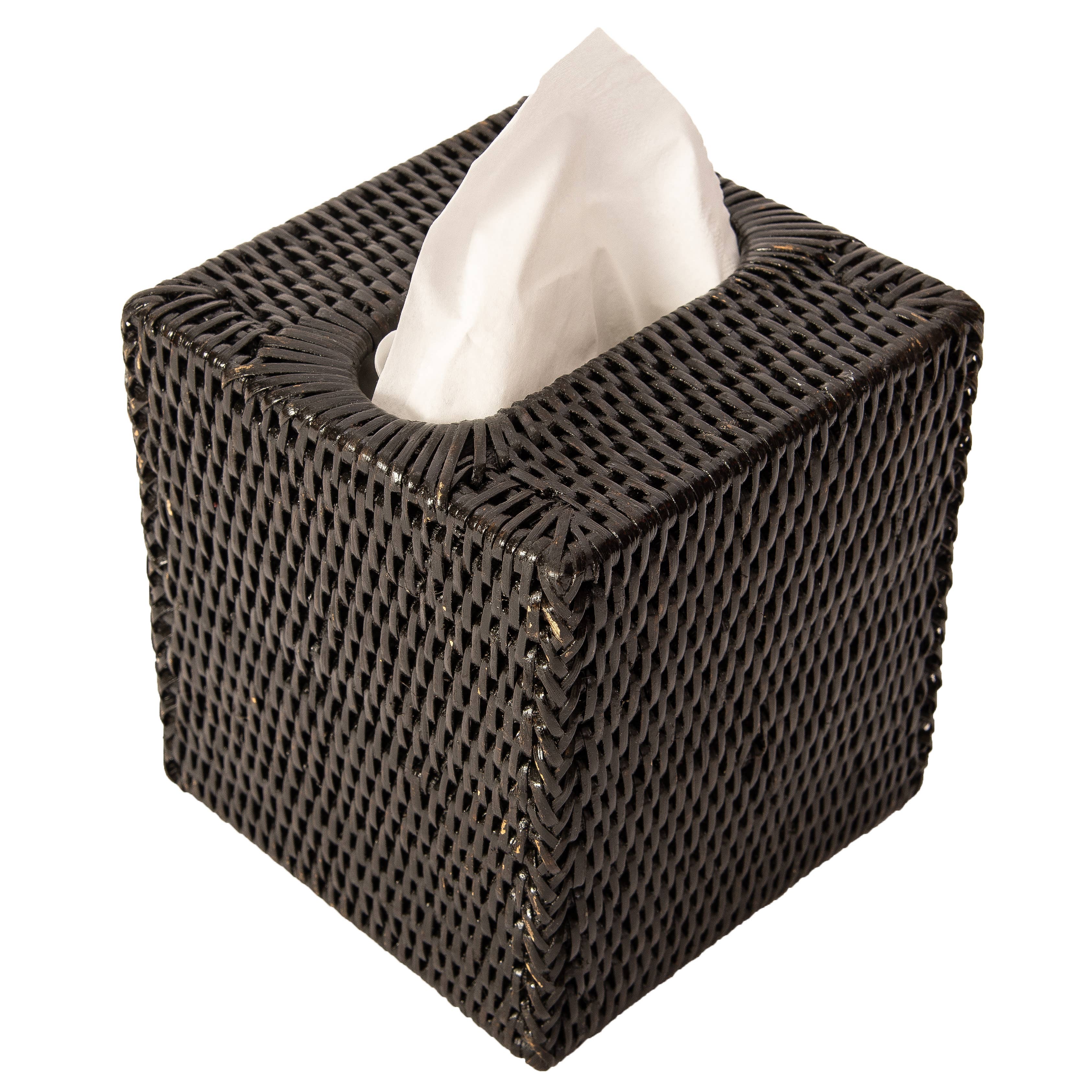 Artifacts Trading Company - Wholesale Tissue Box - Rattan Column Tissue Box Cover – Bathroom Accessory4