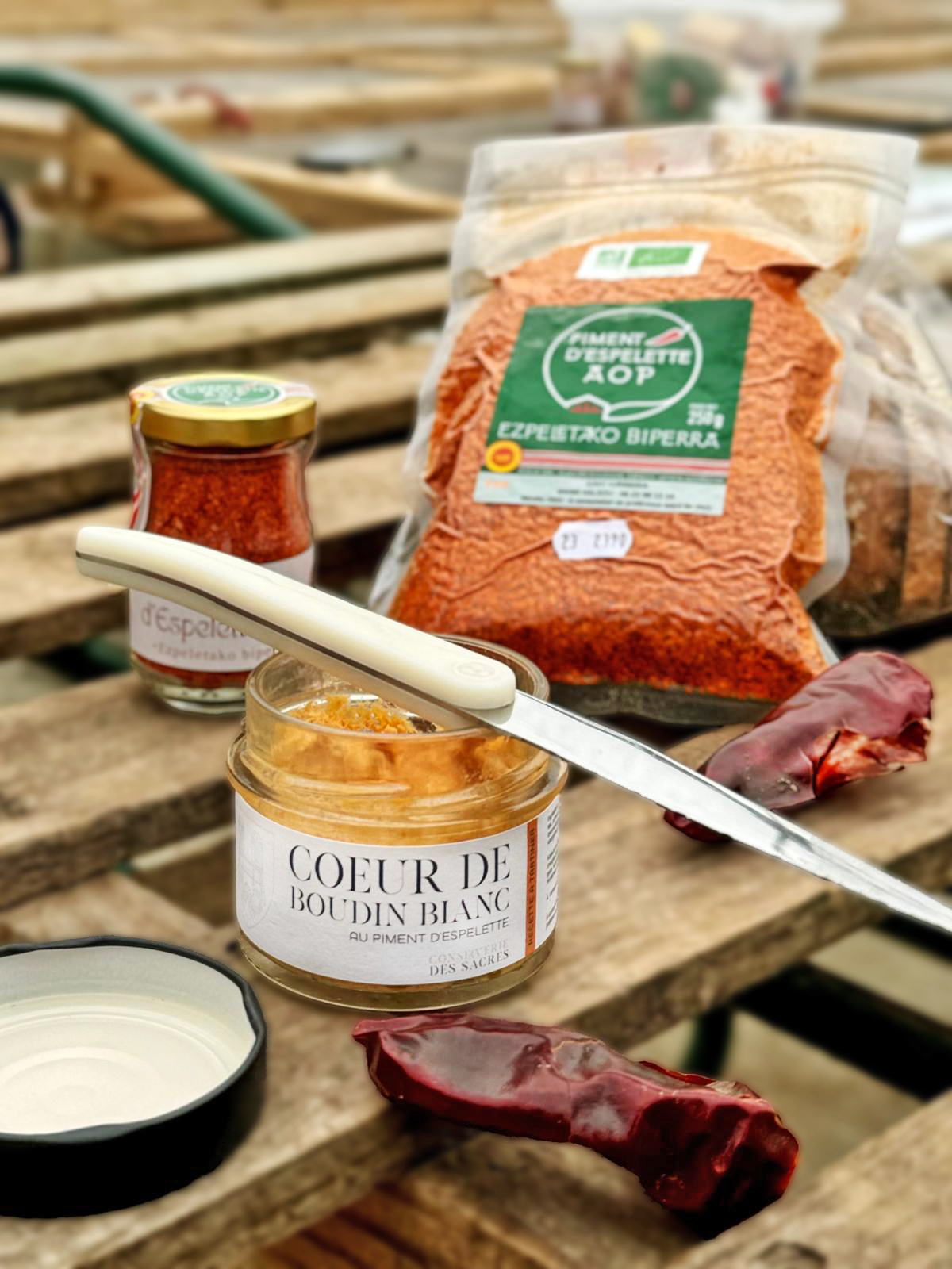 Conserverie des Sacres - Wholesale Pork - Heart of White Sausage with Espelette Pepper1