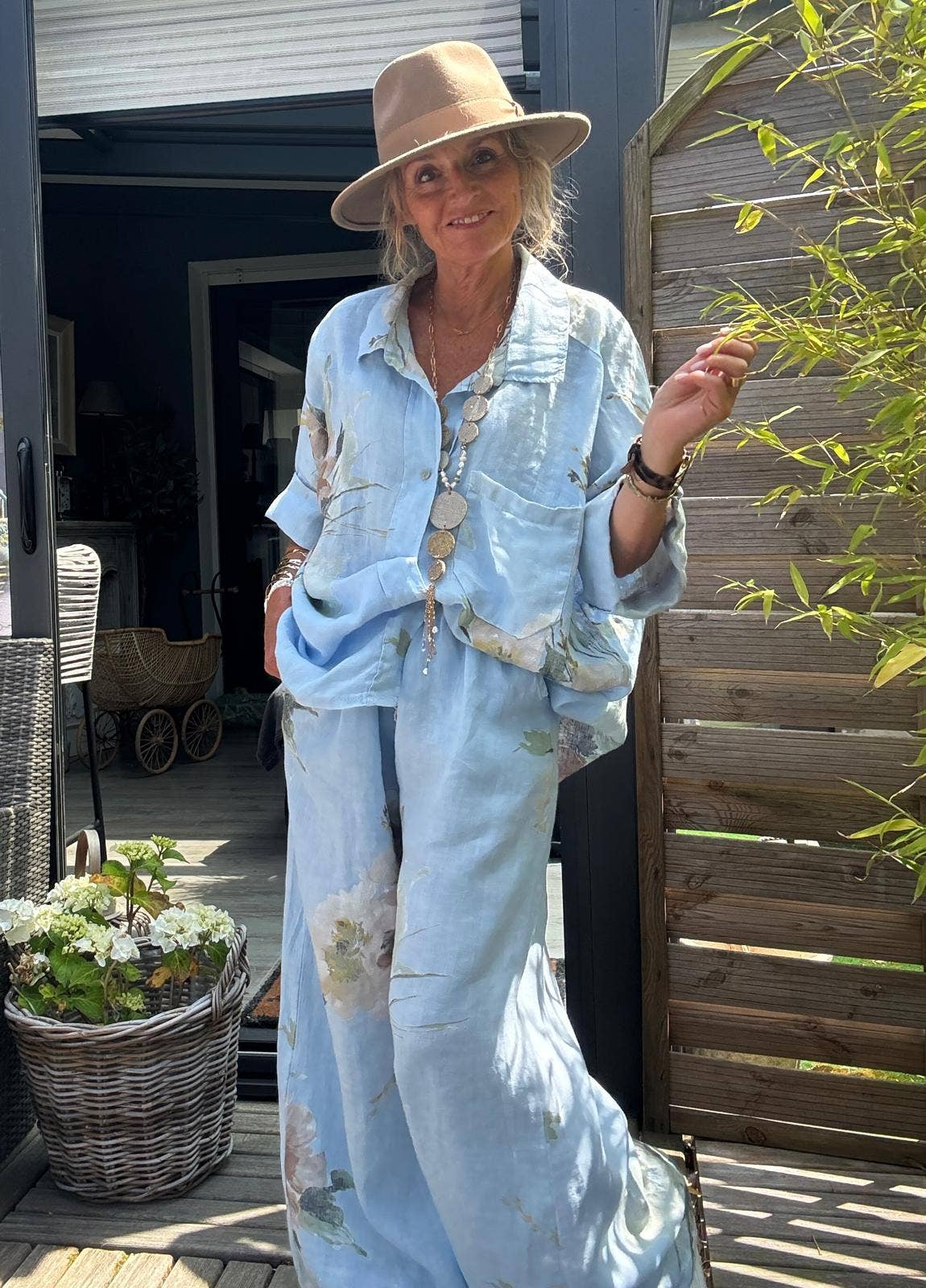 LINEN & COTTON HOUSE - Wholesale Jumpsuit - Women's - SET 100% LINEN 350 + 529921