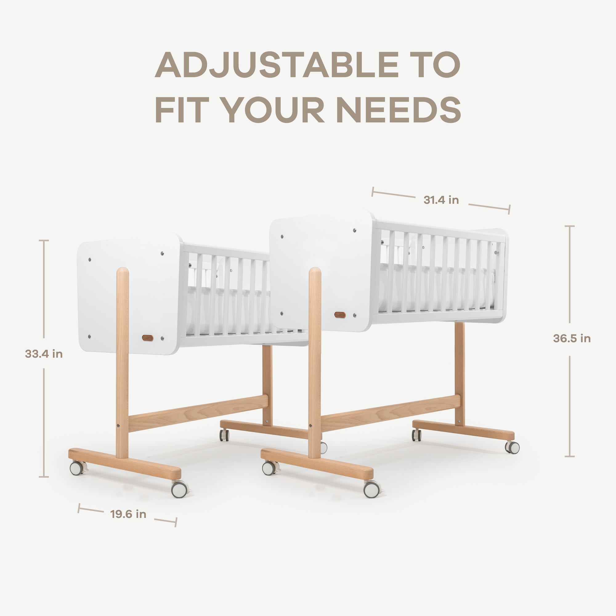 Comfy Cubs - Venta al por mayor Moisés - Bebés - Cuna de Madera para Bebés de Comfy Cubs5