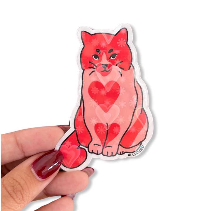 Als Diseno - Wholesale Sticker - Heart Cat1