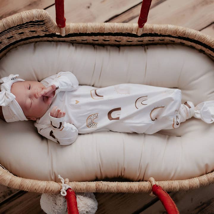 Three Little Tots – wholesale Baby gown – Baby – Rainbow Knotted Gown17