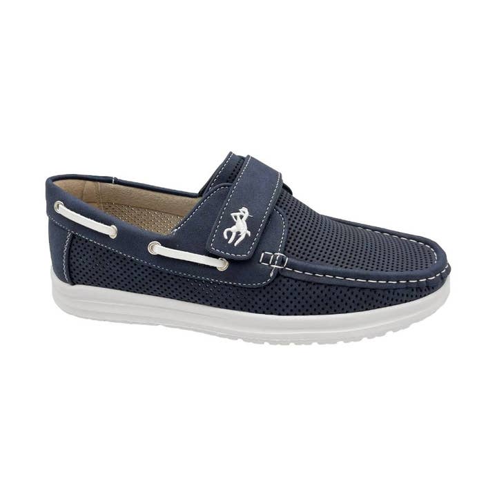 Bolero Piel – Großhandel Slip-on-Sneaker – Herren – Wildleder-Bootsschuhe mit Klettverschluss
