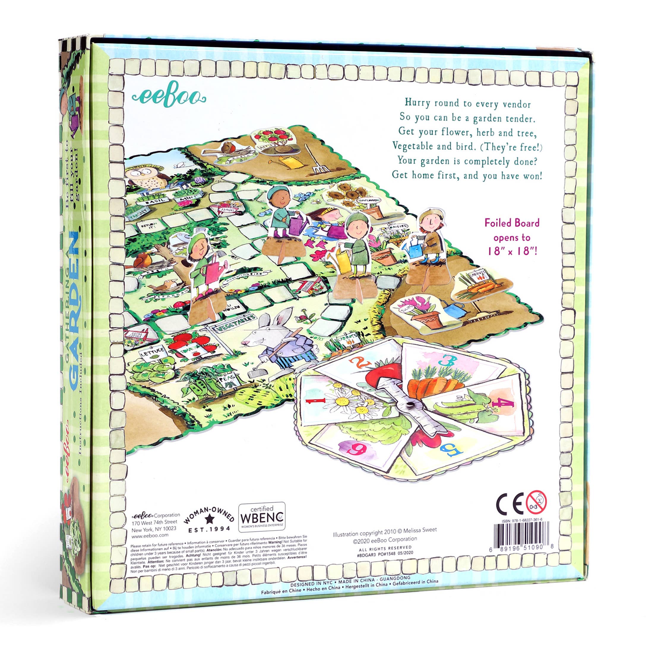 eeBoo - Wholesale Board Game - Gathering a Garden Foil Game1