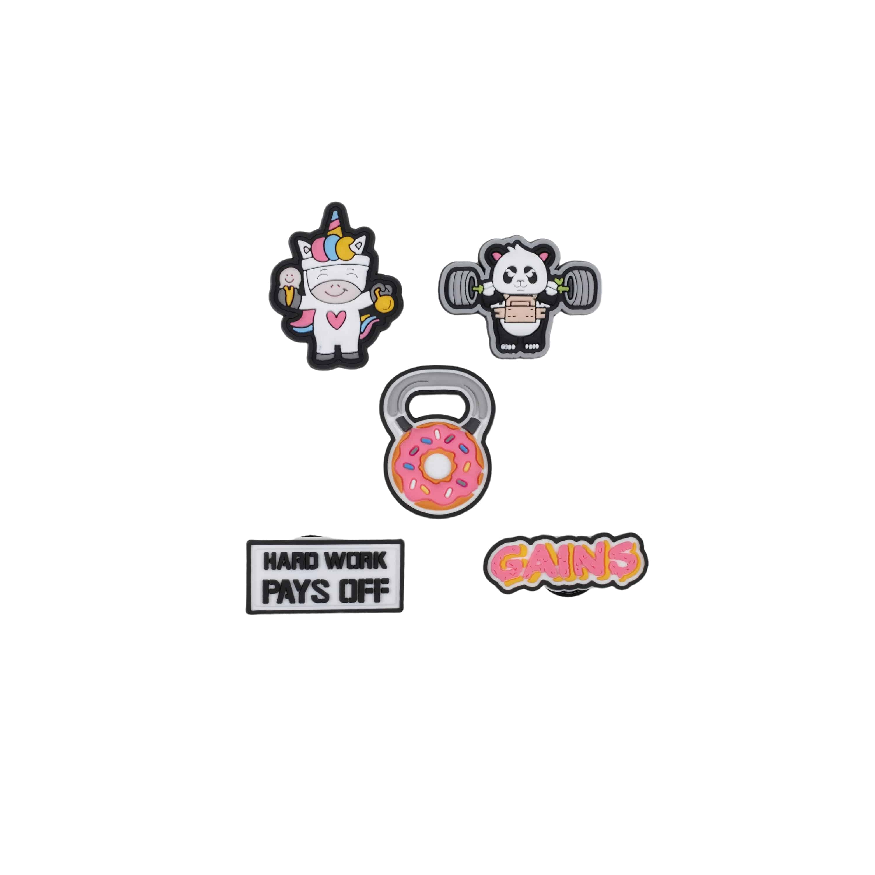 Elitex Training - Wholesale Schoenaccessoires - Uniseks - Set pins voor Crocs-schoenen van PVC6