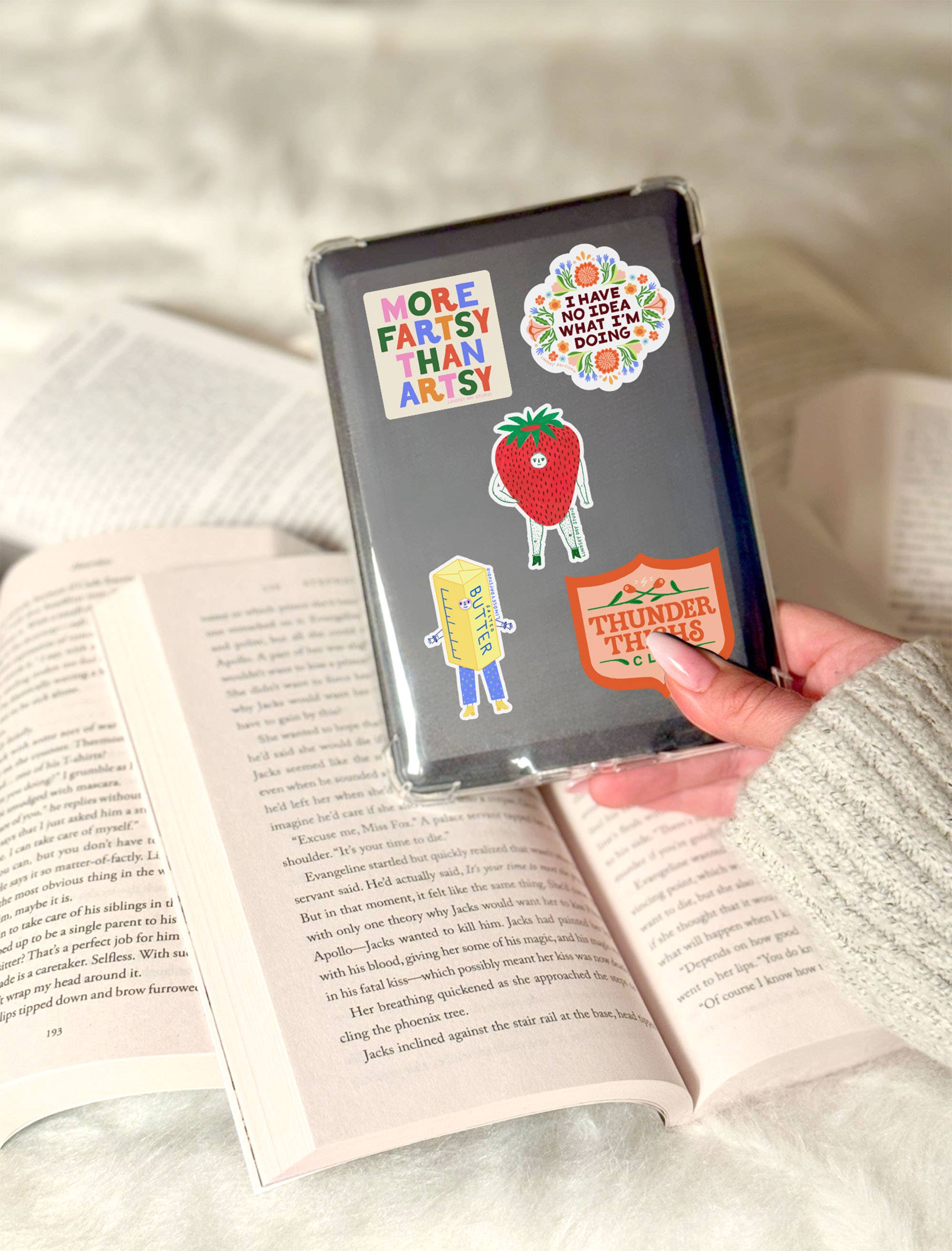 Lindsey Day Studio - Wholesale Sticker - Mr. Strawberry Sticker, Food Sticker, Funny Sticker4