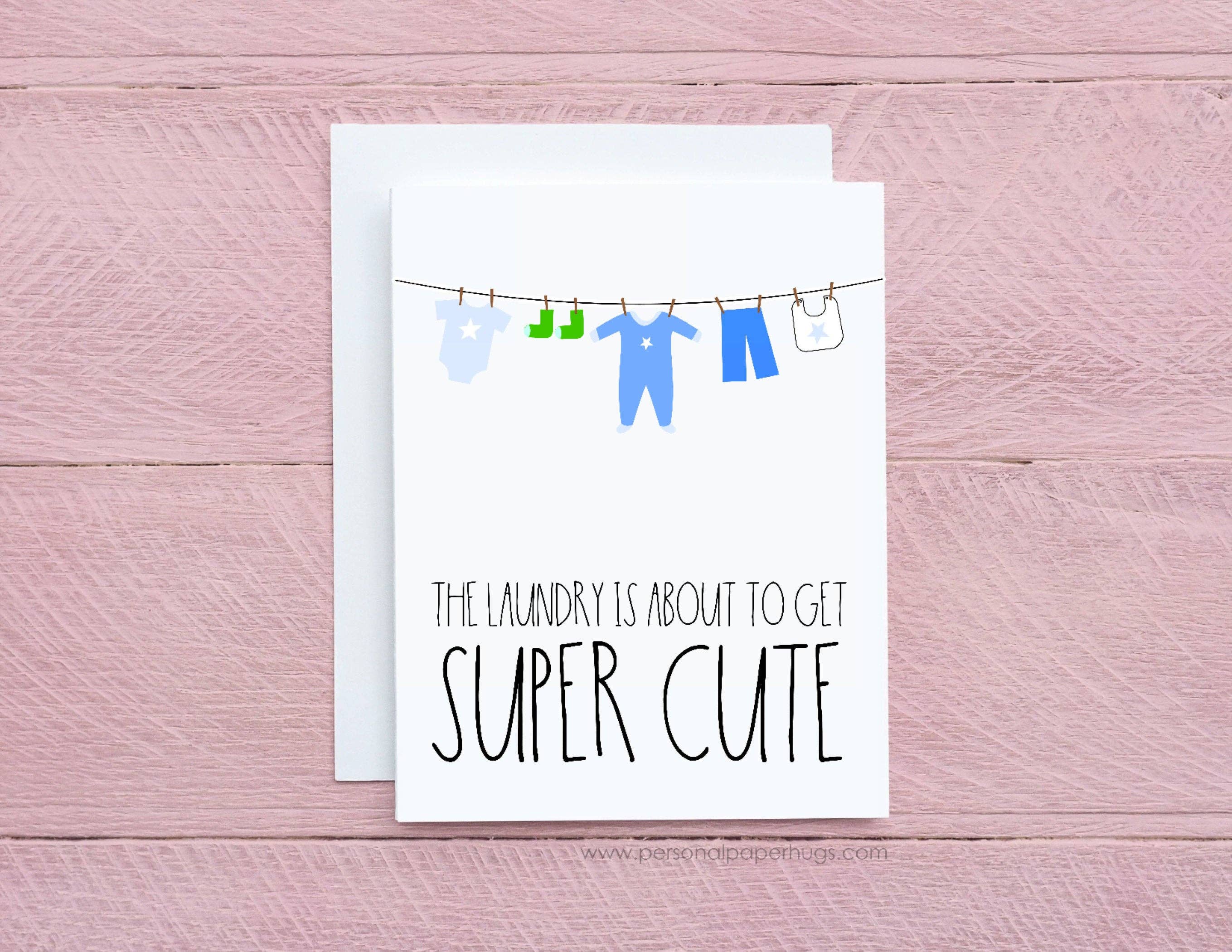 Personal Paper Hugs - Vendita all'ingrosso Biglietto di auguri per la nascita - Biglietto per baby shower, biglietto per neonato, biglietto per baby shower, divertente biglietto per baby shower, divertente biglietto per bambini, biglietto di auguri per la gravidanza