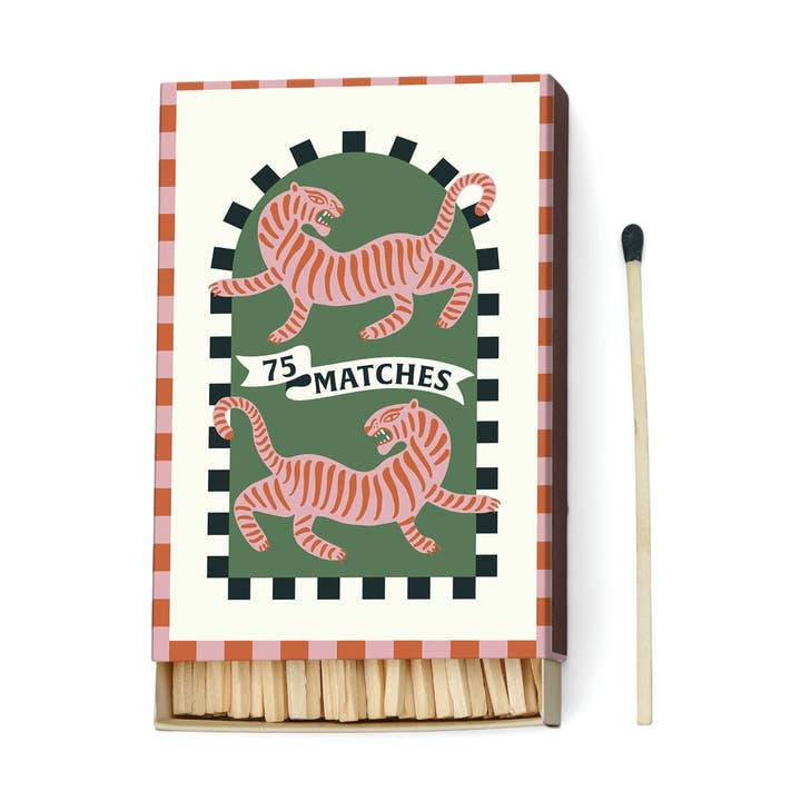 Designworks Collective – wholesale Matches – Paddywax A Dopo Boxed Matches "Tiger" - 75 matches