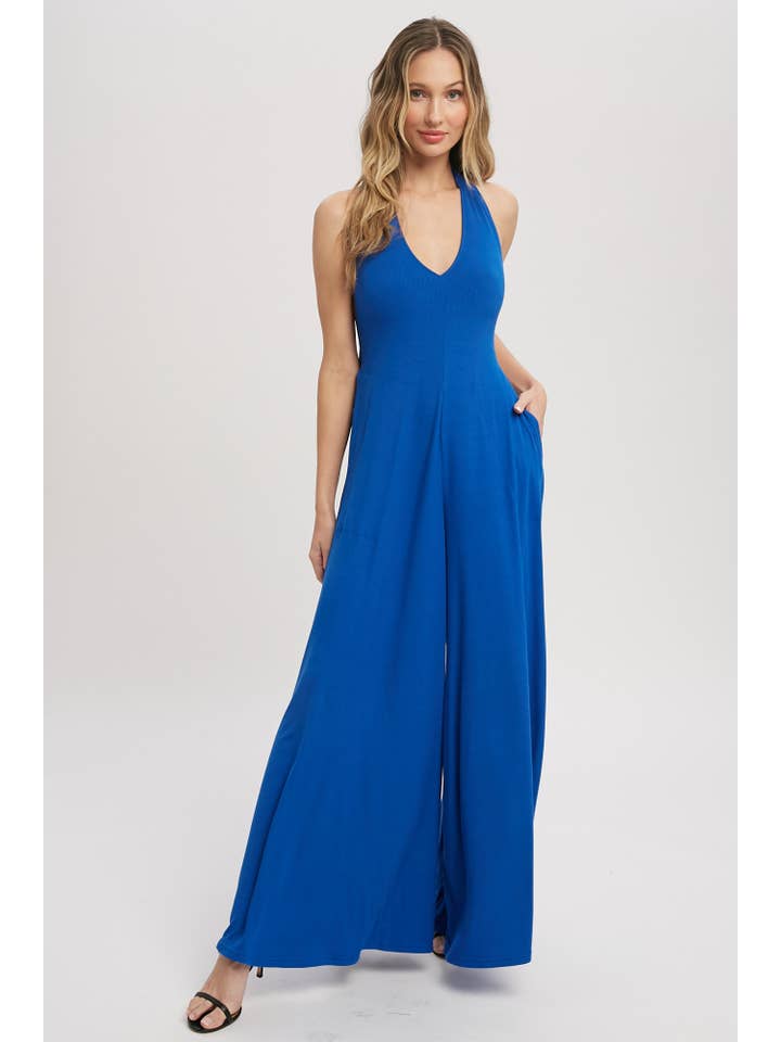 Bluivy - Wholesale Jumpsuit - Women's - WIDE LEG HALTER JUMPSUIT3