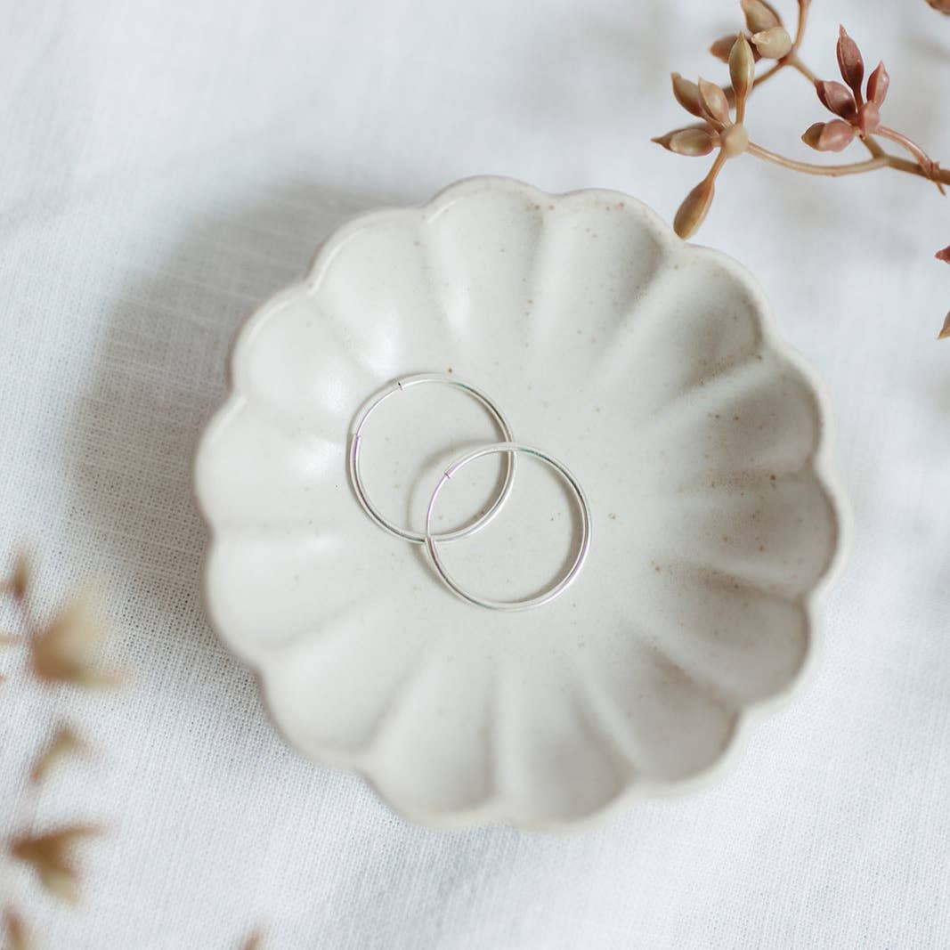 Barberry & Lace Handmade Jewelry - Wholesale Huggie Earrings - Endless Hoop Earrings | 14k Gold Fill & Sterling Silver4