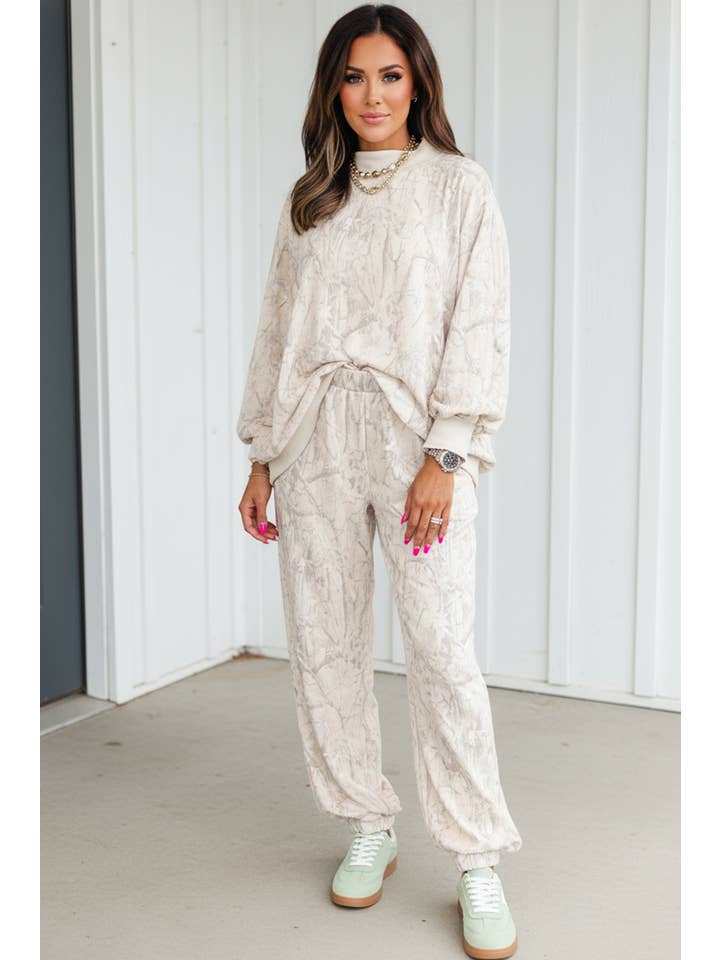 LA Society - Wholesale Sweatshirt - Women's - LAS Western Camo Mock Neck Baggy Sweatshirt (S-XL)9