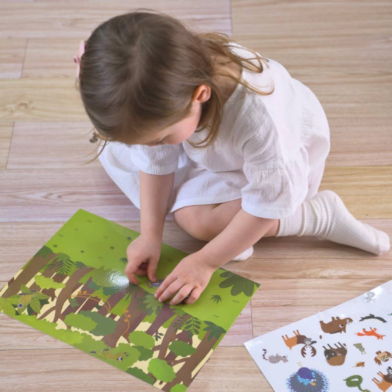 Mideer – wholesale Klistermärke - Barn och baby – Återplaceringbara klistermärken - DJUR5