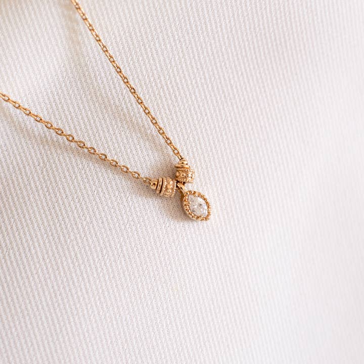 Meora Paris - Wholesale Pendant/Charm Necklace - Éléna necklace gold-plated 18k2