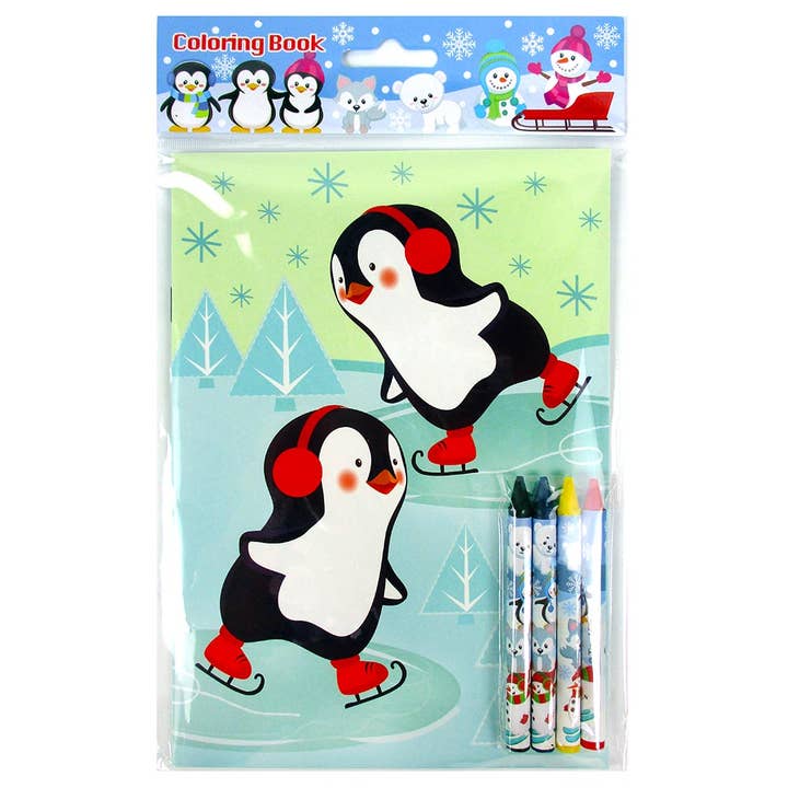 Tiny Mills - Vente Livre de coloriage et d'activités pour enfants et bébés - Livres à colorier de Noël avec des crayons - 12 Se7