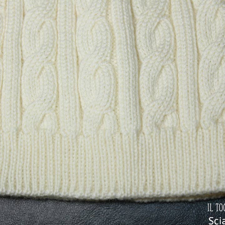 Sombrero Niña Roberta Crema - Hecho a mano para venta al por mayor de Il Tocco di Minerva