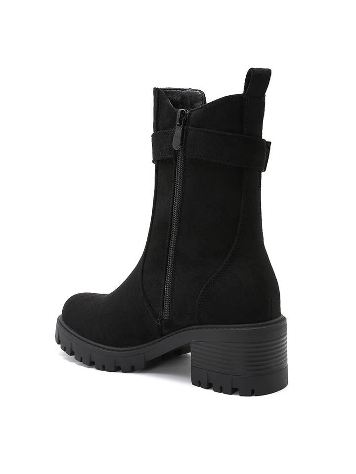 Joia Paris - Wholesale Boots - Women's - Block heel boots with sturdy lug sole WZ-1103