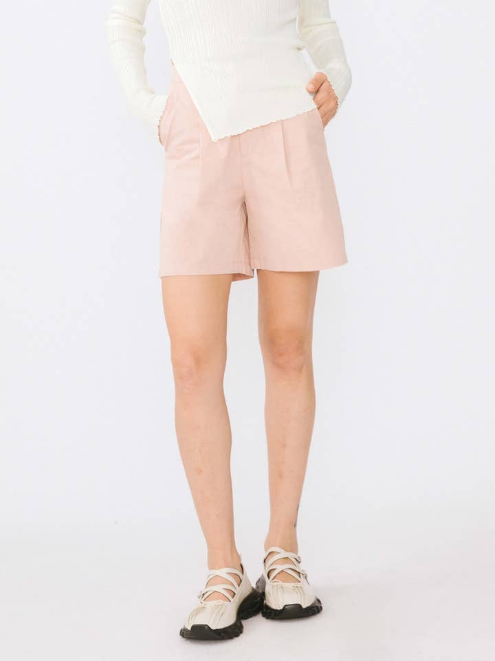 CUBIC - Wholesale Shorts - Women's - A-line Pleated Tailored Shorts16