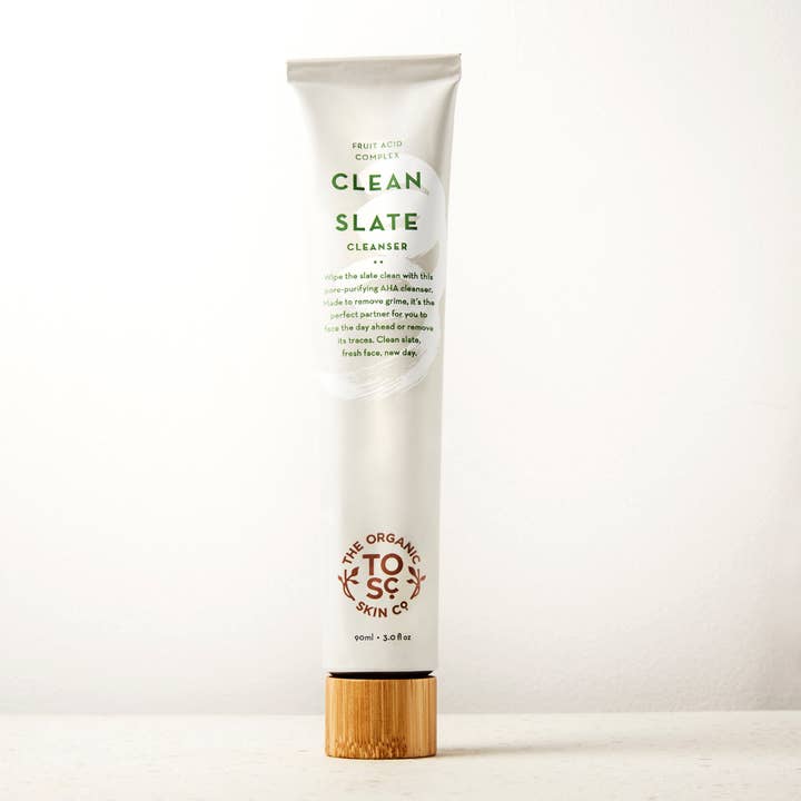 The Organic Skin Co. - Wholesale Facial Cleanser - Clean Slate - Organic Face Cleanser with AHA for Acne