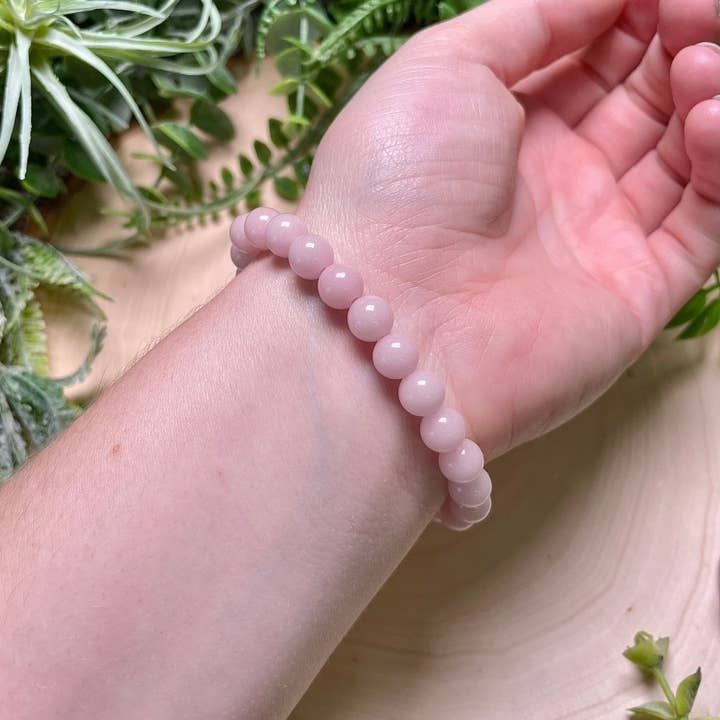 Copper Ashes - Wholesale Beaded bracelet - Light Pink Glow in the Dark Luminous Bracelet1