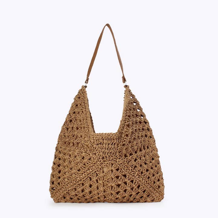 ACCITY - Wholesale Beach Bag - POPULAR RETRO ETHNIC STYLE PAPER ROPE WOVEN BAG_CWAB4695