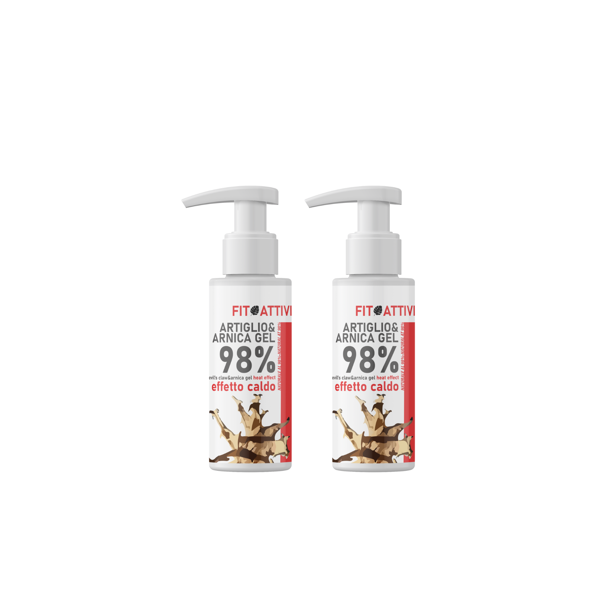 I Rimedi Dei Monaci© - Wholesale Pain Relief Spray/Cream - Artiglio&Arnica Warm Effect 98% Gel 2x100ml0