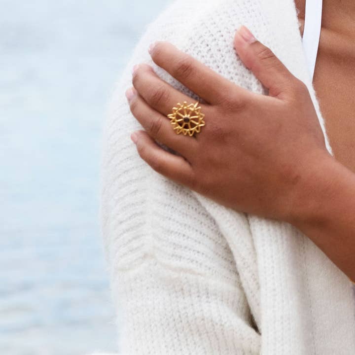 Mono Rompecabezas Anillo 'Latón' para venta al por mayor de AARVEN