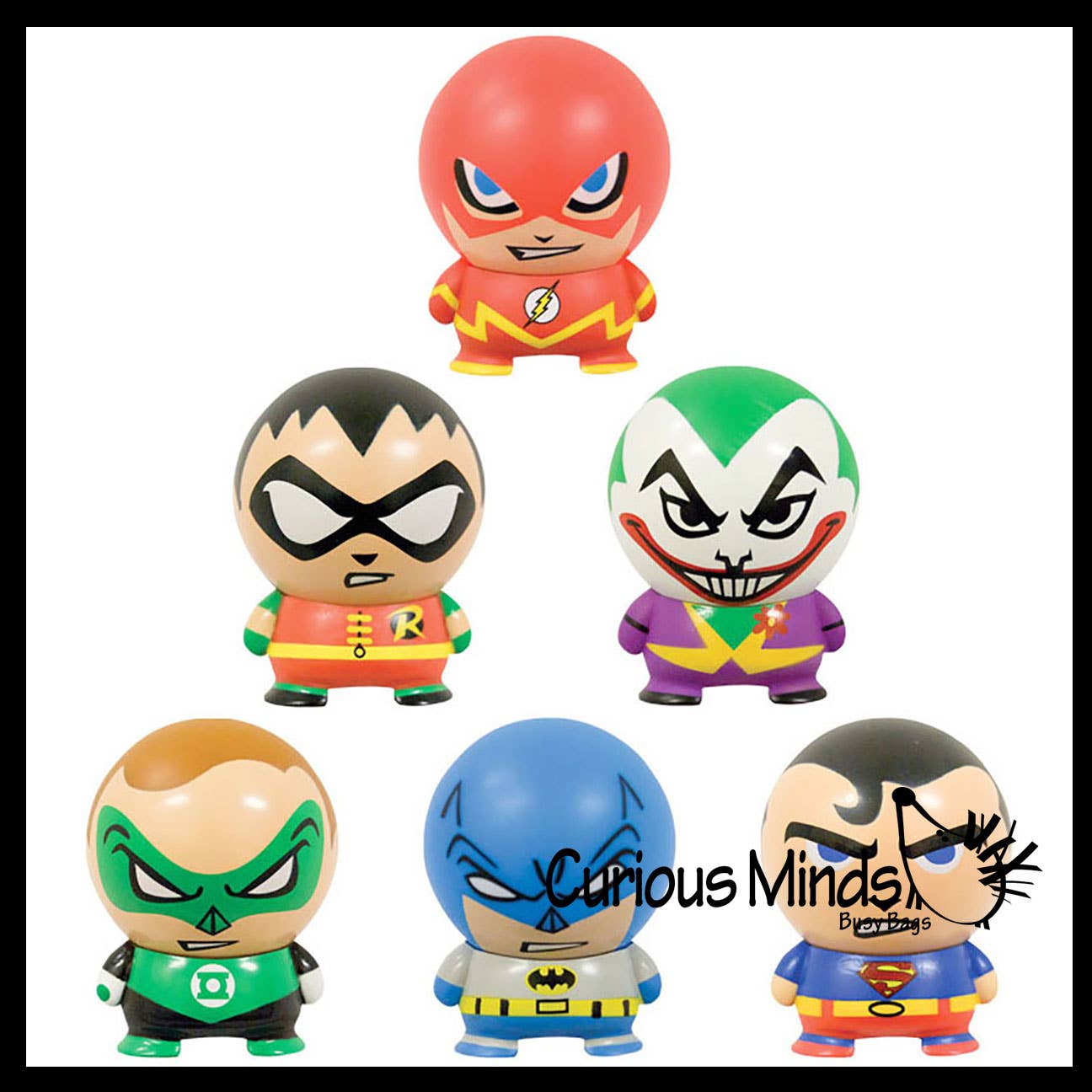 Curious Minds Toys – wholesale Figurine toy – Kids – 1 DC Comics Superhero Capsule Toy Figurines - Super Hero Fan12
