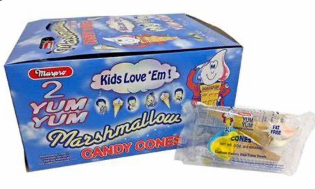 O'Shea's Candies Sweet Shop - Wholesale Marshmallow - Nostalgic Old Fashioned Marshmallow Ice Cream Cones 🍦 🍦2PK2