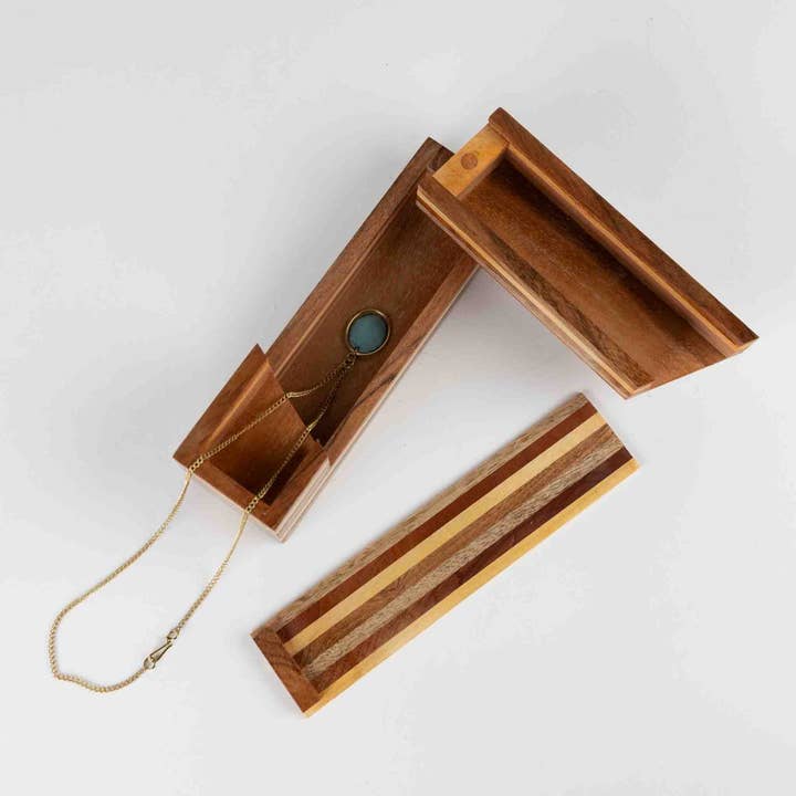 Ten Thousand Villages - Wholesale Jewelry Box/Organizer - Dariyon Puzzle Treasure Box *3