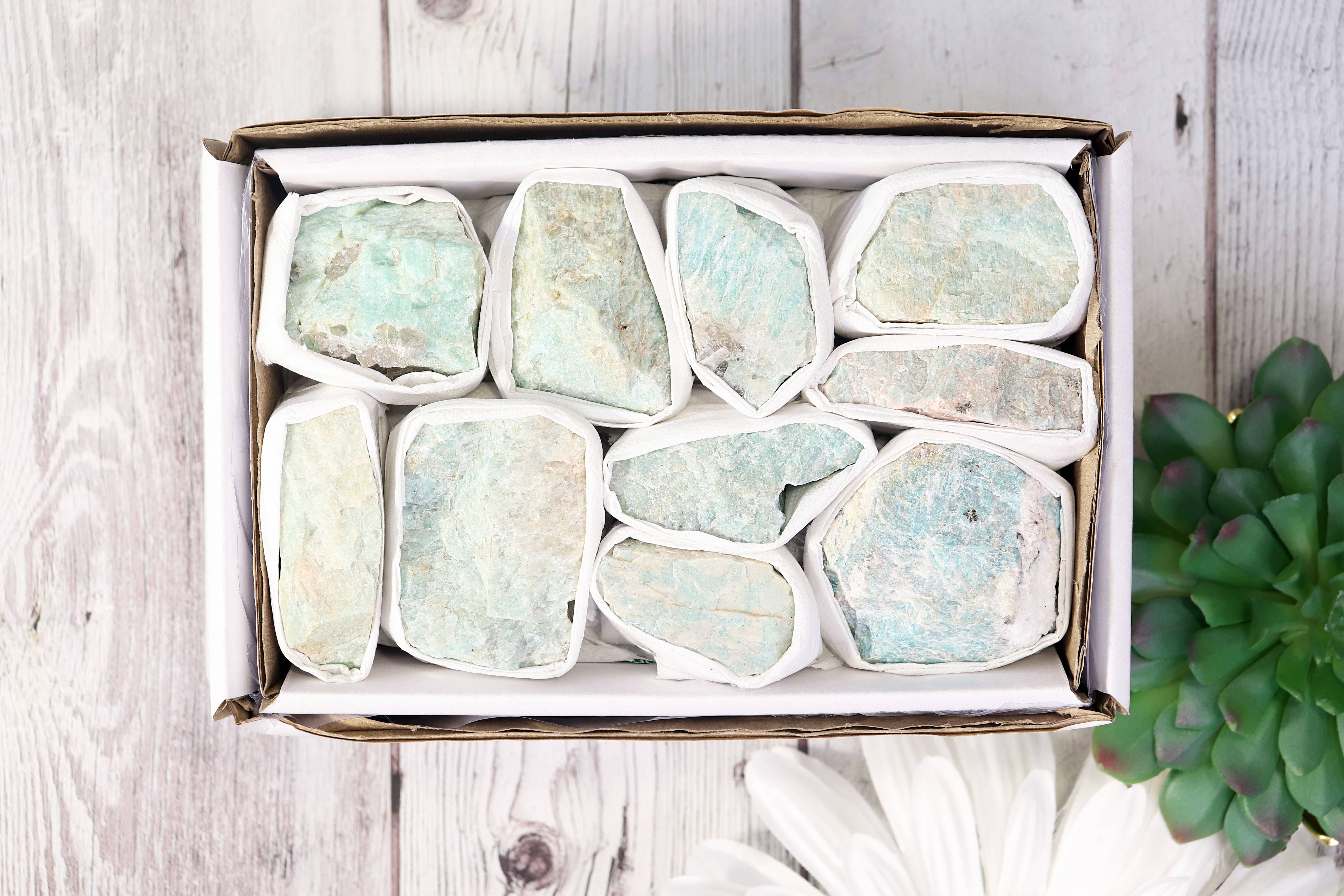 Natures Artifacts Inc - Wholesale Spiritual Stone/Crystal - Amazonite Flat - Amazonite Crystal3