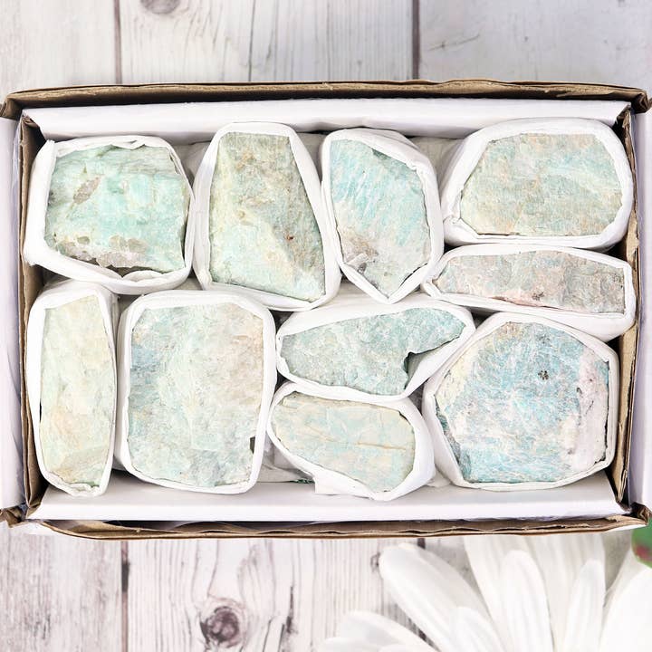 Natures Artifacts Inc - Wholesale Spiritual Stone/Crystal - Amazonite Flat - Amazonite Crystal3