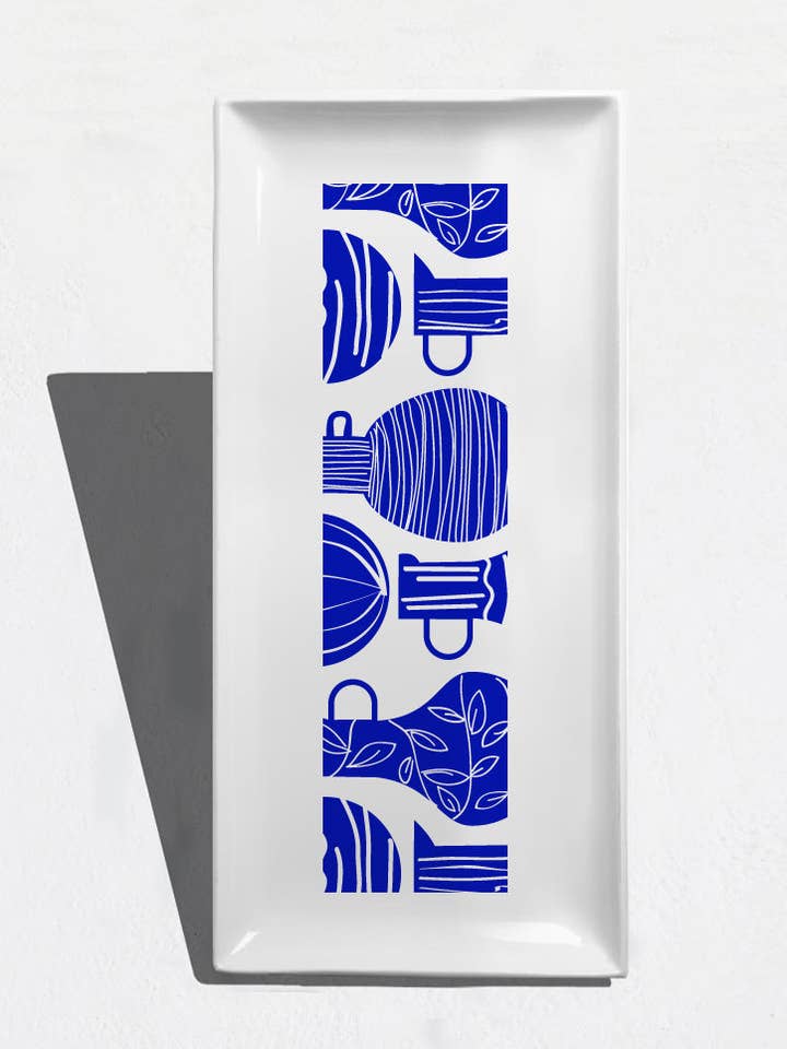 "Amforia" rectangular tray for wholesale by Tomy K.