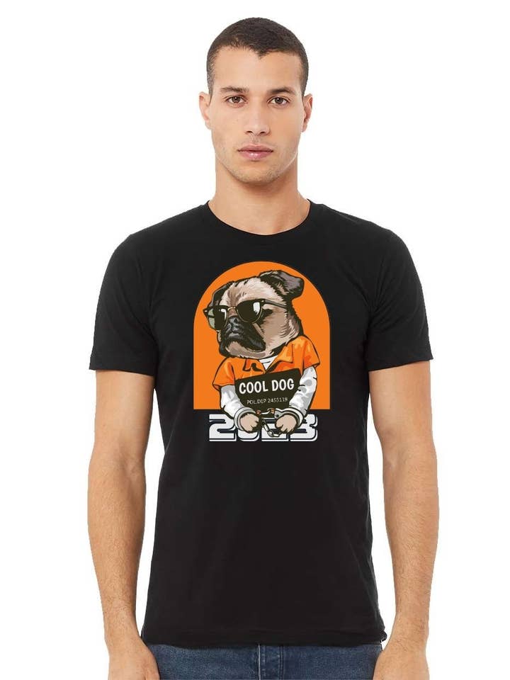 T-Shirt Homem Cool Dog por atacado de Lifestyles Sports