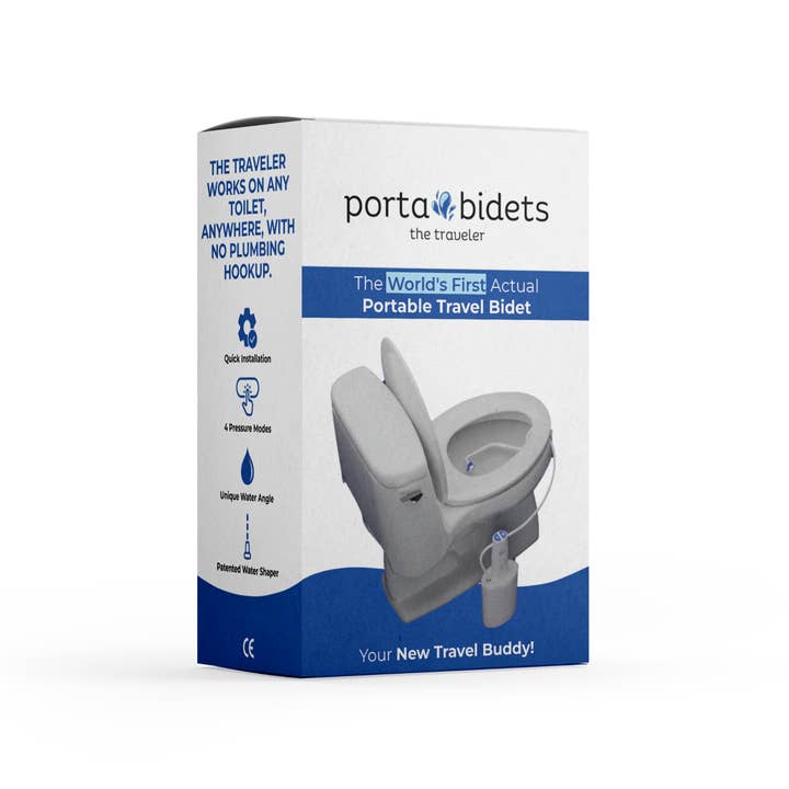 PortaBidets - Wholesale Bathroom Sign - The Traveler Bidet by Portabidets4
