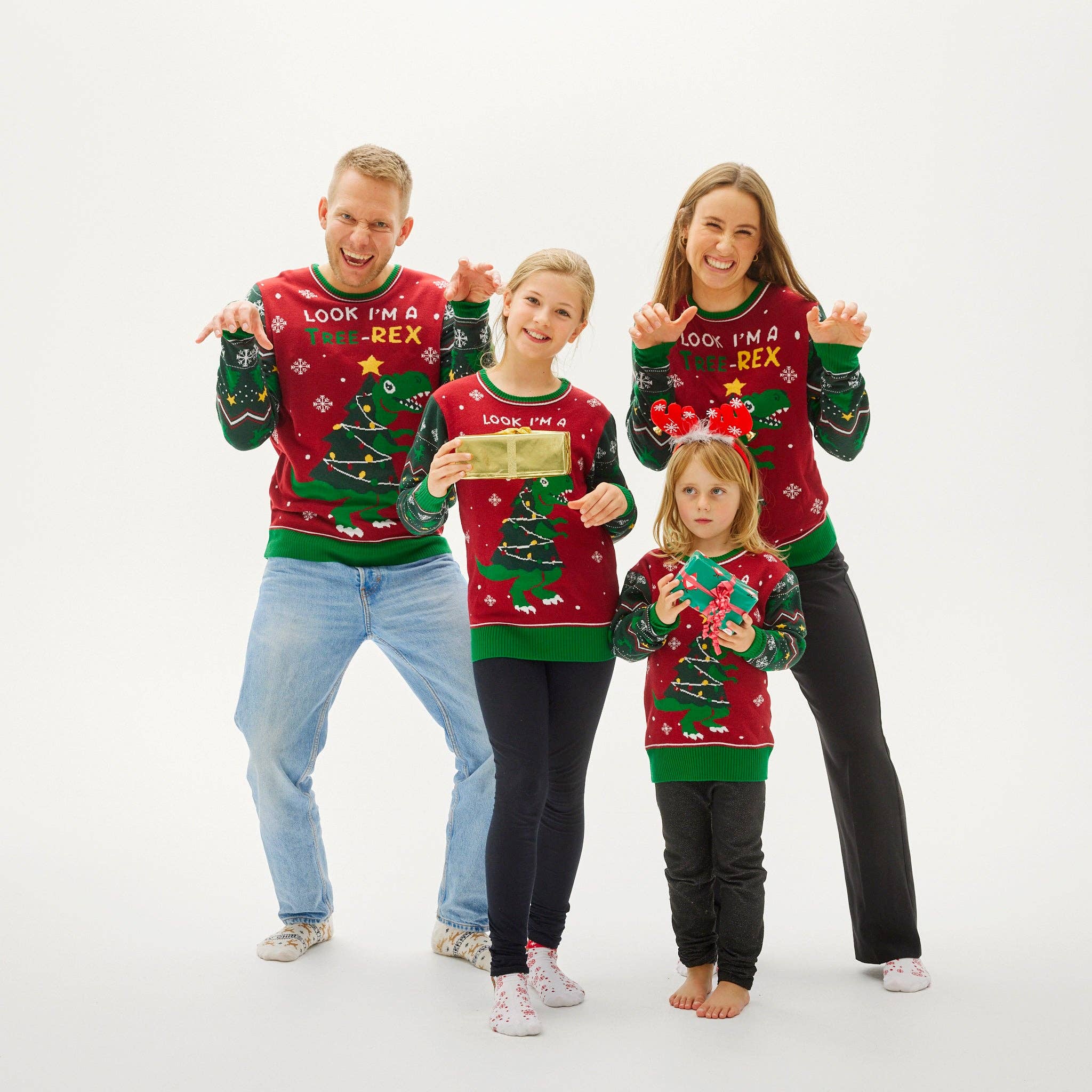 Happy Seasons - Wholesale Knit Sweater - Kids - The Tree-rex Sweater - Kids3