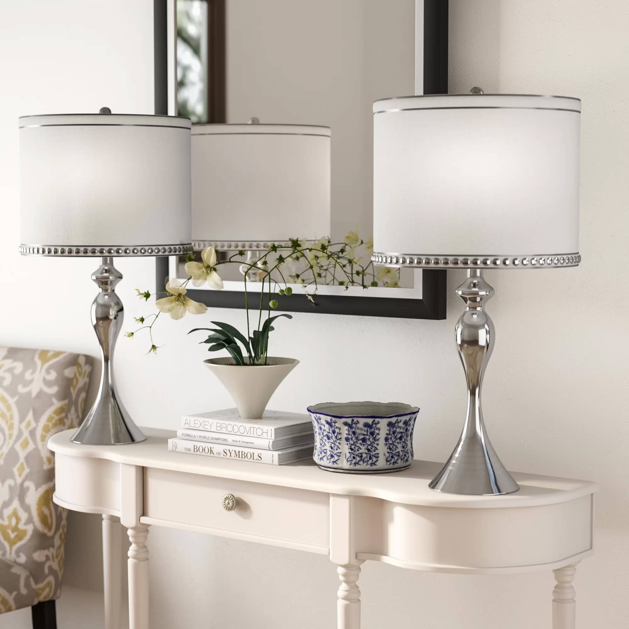 LumiSource and Grandview Gallery - Wholesale Accent/Desk Lamp - Ashland 27" Metal Table Lamps (Set of 2)9