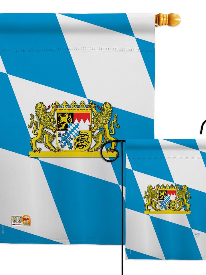 Drapeau décoratif des États de nationalité régionale de Bavière pour la vente par Two Group Flag Co