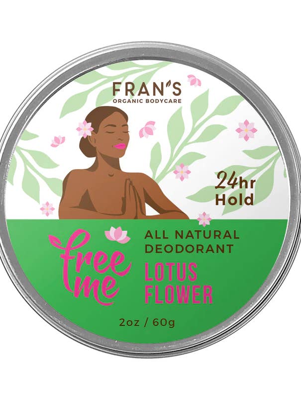 FREEME ALL-NATURAL DEODORANT - Lotus Flower for wholesale by Fran's Organic Bodycare