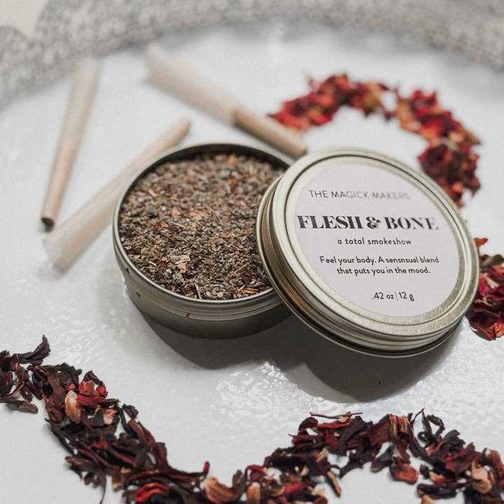 Magick Makers - Wholesale Herbs - Flesh & Bone | Herbal Smoking Blend