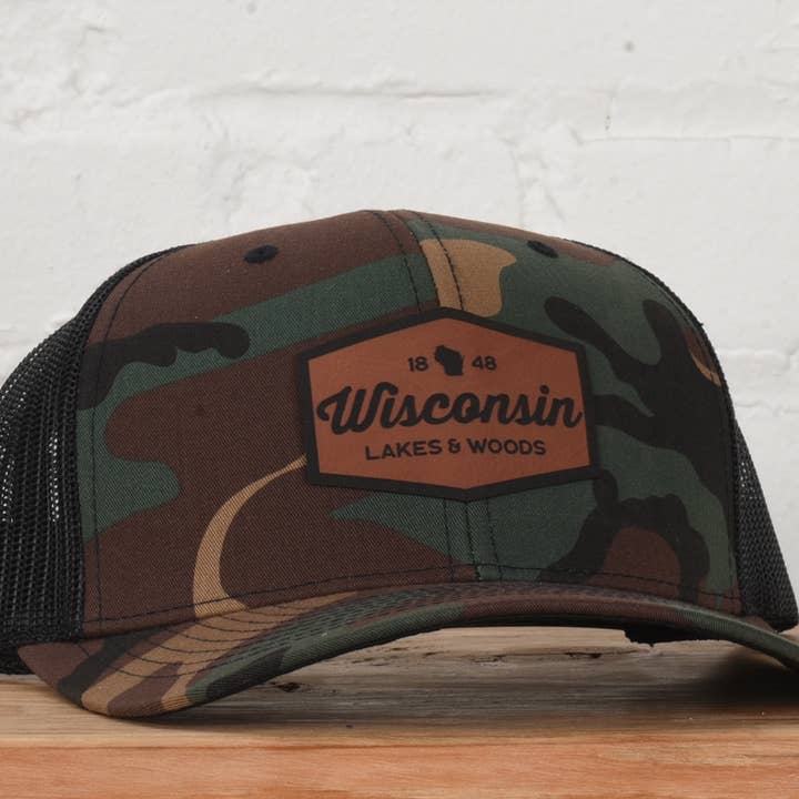 Classic State - Wholesale Trucker Hat - Unisex - Wisconsin Lakes & Woods Snapback Hat3