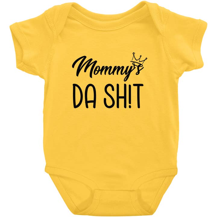 Mommy's Da Sh!t short-sleeve design1 for wholesale by Potty Mouth Tots