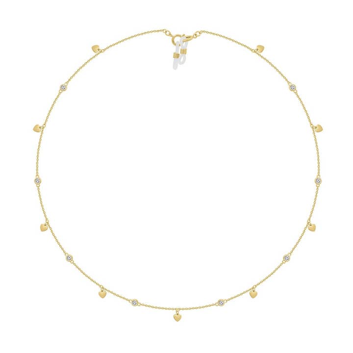 Corrente Máscara Station Heart 27" por atacado de GEMOUR