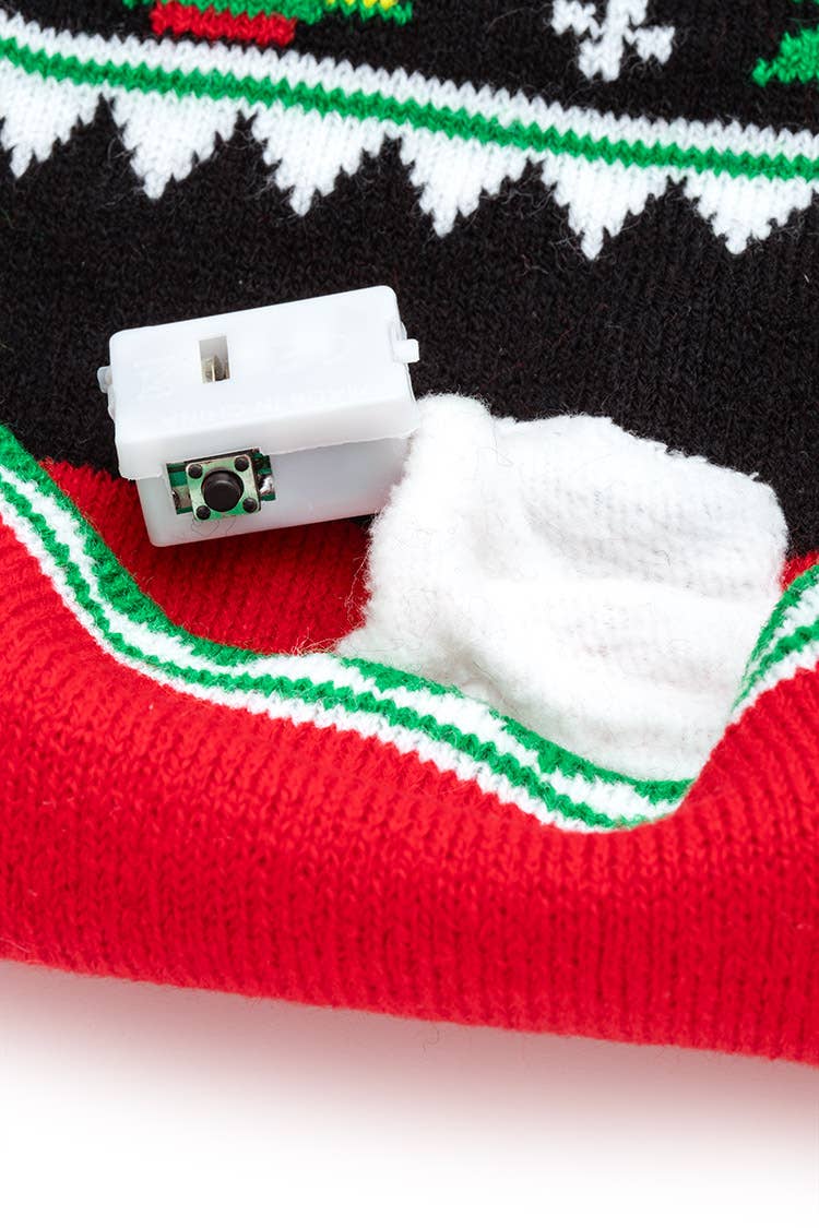 Artini Accessories - Wholesale Beanie - Women's - LED Christmas Light Up Beanie Set2