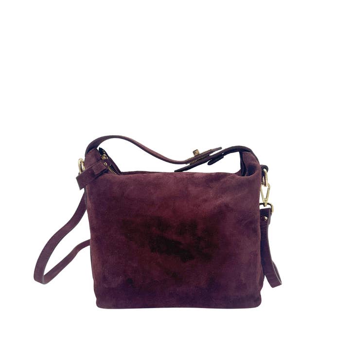 Fosca XL - Bordeaux Suede for wholesale by Claudia Firenze