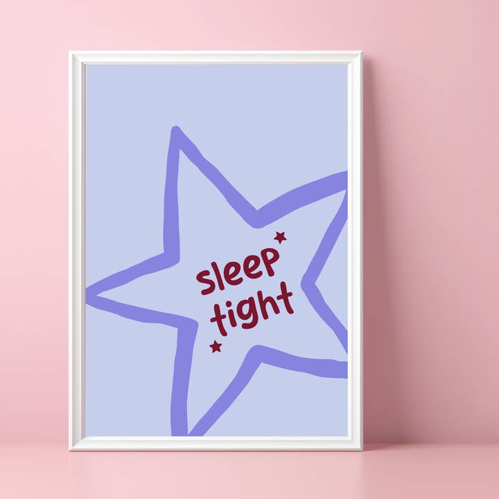 Sleep Tight - Home/Bedroom Print for wholesale by Danni Boden Designs