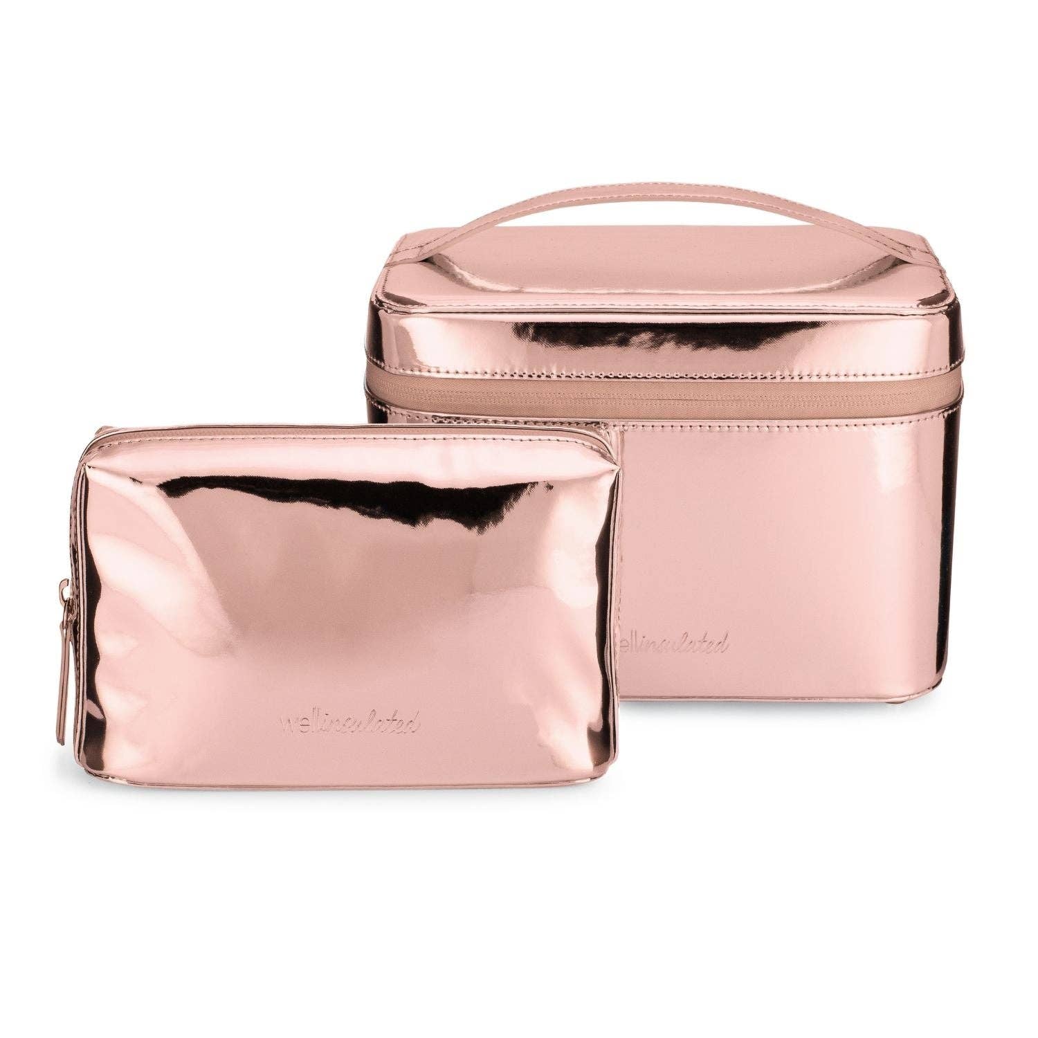 WELLinsulated - Wholesale Makeup/Cosmetic Bag - Performance Beauty Case ROSE GOLD3