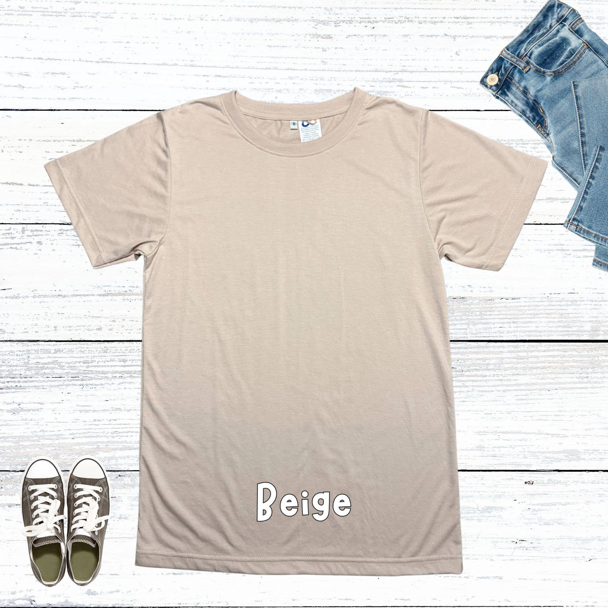 Infinite Sourcing & Trading LLC. - Vendita all'ingrosso T-shirt per sublimazione - Unisex - Maglietta Sublimazione 80% Poliestere 20% Cotone con Sensazione Morbida23