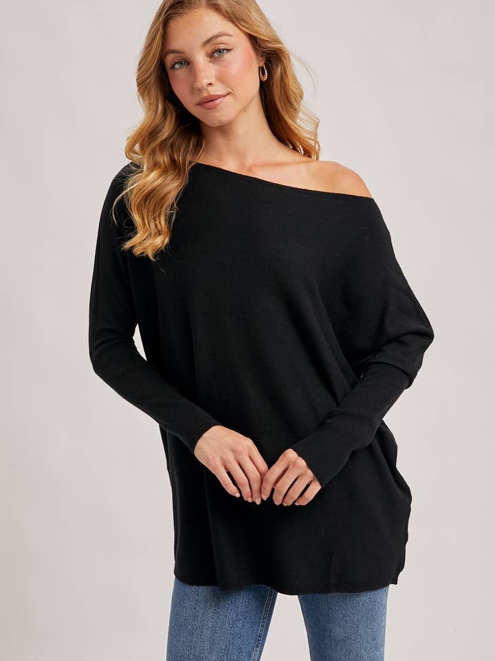 Bluivy - Wholesale Tunic - Women's - FLOWY BOATNECK DOLMAN TUNIC - ST. PATRICK'S DAY24