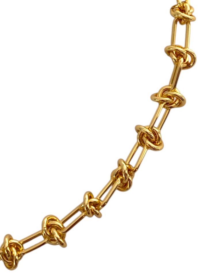 Colar Knot Chain The Knot por atacado de SPARROW
